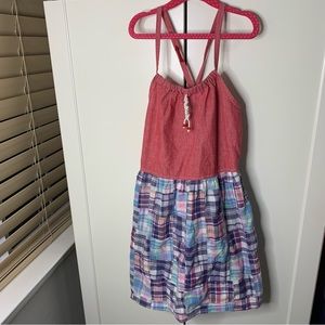 Tabitha Crayon Plaid Chambray Summer Dress